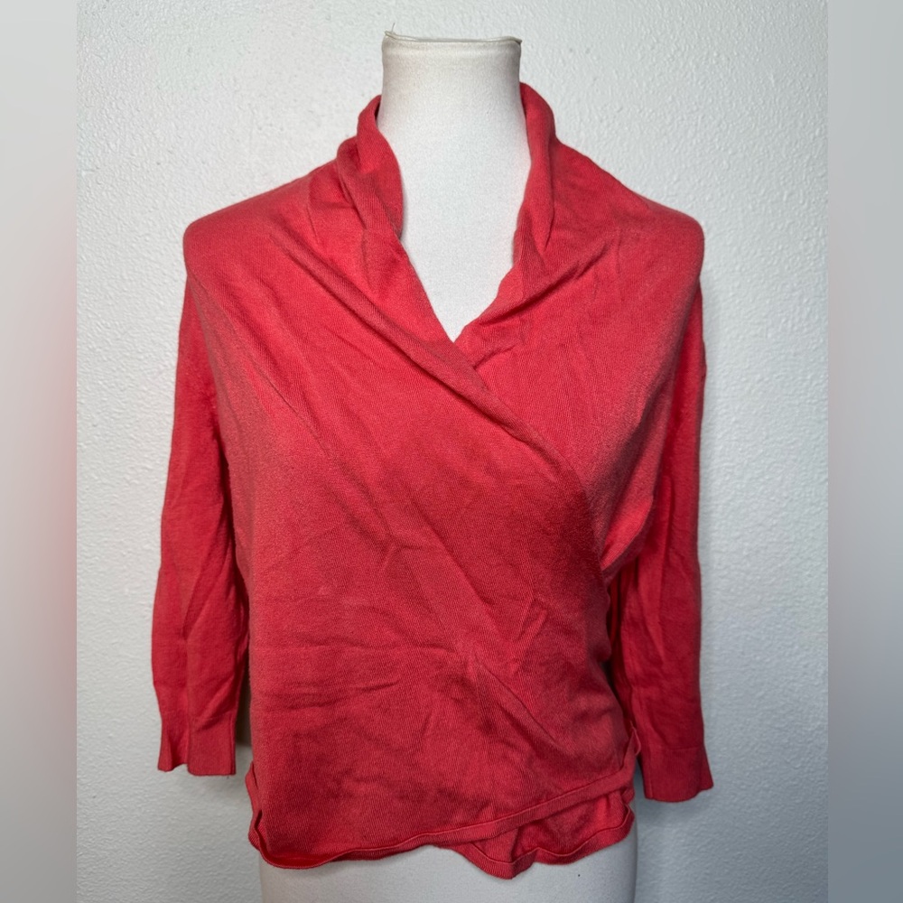 New York and company salmon pink sweater